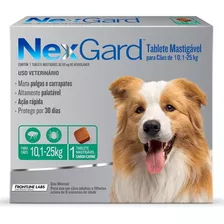 Nex Gard 10 A 25 Kg Carrapato Antipulgas - Original C/ Nf