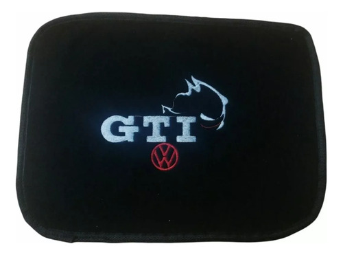 Kit 4 Tapetes Logo Bordado Gti Blanco Vw Eurovan 2009 Foto 3