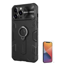 Case Nillkin Camshield Armor Para iPhone 13 Pro + Vidrio