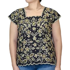 Blusa Estilo Huipil Confeccionada Por Artesanos Yucatecos.