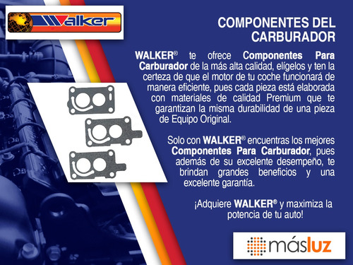 Set Reparar Carburador Star Chief 8 Cil 5.7l 1957 Walker Foto 4