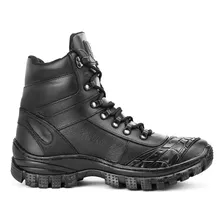 Bota Masculina Para Trabalhar Butina Coturno Sapato Couro 