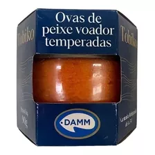 Ovas De Peixe Capelin Voador Temperadas Laranja Damm 90g