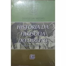 Livro História Da Filosofia Do Direito - Del Vecchio