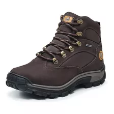 Coturno Bota Timberland Chochoura Couro Coffe Envio Imediato