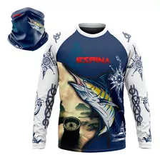 Playera Y Bandana De Pesca Deportiva Marlin Navegante Espina