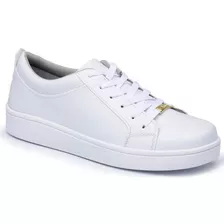  Tenis Feminino Branco Casual Sapatenis Bota Promoçao Ll