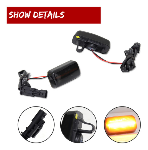 Luz De Posicin Lateral Led Para Chevy Gmc 2500hd/3500hd Foto 5