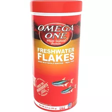 Alimento Omega One Freshwater Flakes, 62 Gr Hojuelas