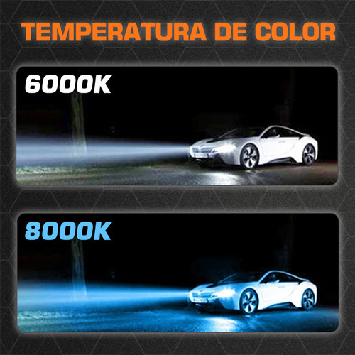 Kit De Focos Led H7 H3 Para Kia Amanti 2004-2006 Foto 9