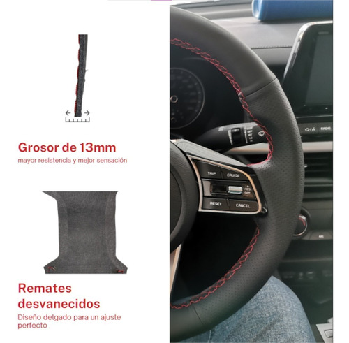 Funda De Volante Para Kia Rio 2011-2016 Foto 5