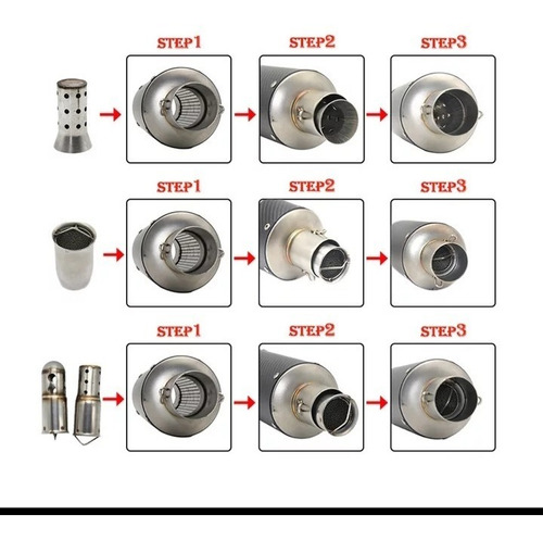 Silenciador Db Killer Escape Moto Universal Modelo B1 Foto 4