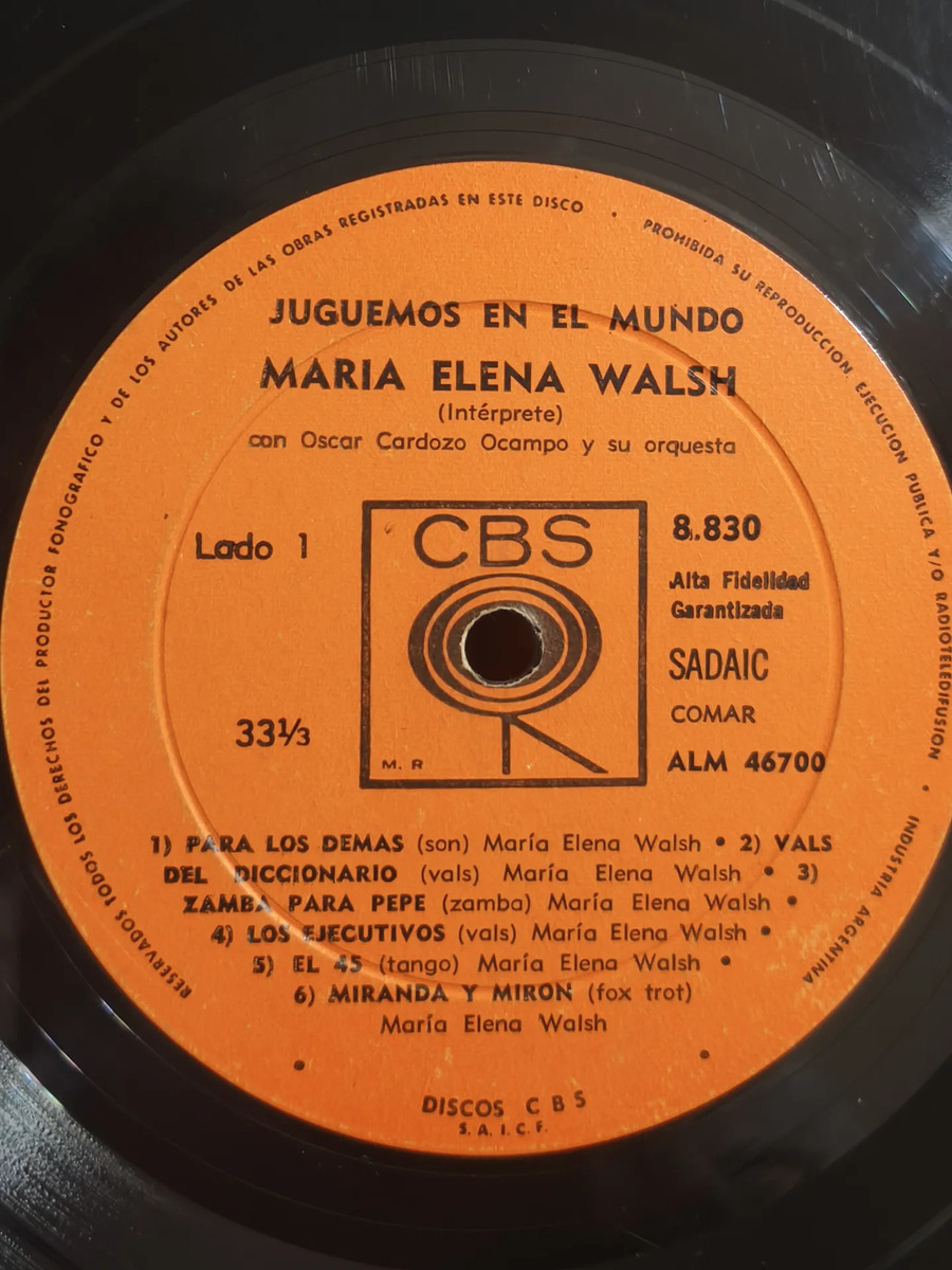 MARIA ELENA WALSH - Los Más Grandes Exitos De Maria Elena Walsh Para Niños - vinilo 1975