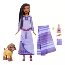Disney Wish Boneca Asha Aventura - Mattel