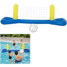 Red De Voley Inflable Para Pileta Con Pelota Juegos Bestway