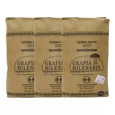 Pack X 3 Yerba Mate Estac. Natural Grapia Milenaria