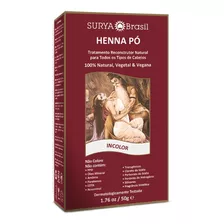 Henna En Polvo Surya Brazil, 50 G, Haz Clic Y Elige El Color, Tono Incoloro