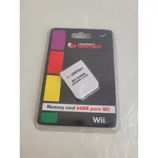 Memory Card Nintendo Wii 64 Mb Lacrado Leadership 