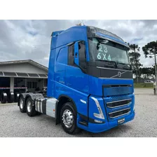 Volvo Fh 540 Azul 6x4 Cab. Globetrotter Ano 2023 Pacote Ec