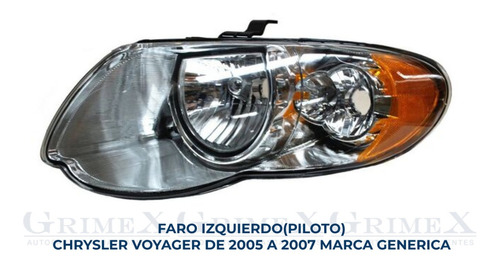 Faro Chrysler Voyager 2005-05-2006-2007-07 Izq Foto 2
