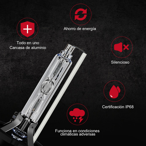 Para Bombillas De Faros Cadillac Escalade Ext Hid 2007-2013 Foto 5