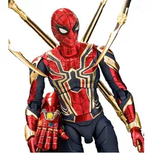 Iron Spider End Game Homem Aranha Ultimate Spiderman 20 Cm