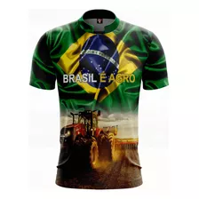 Camiseta Patriota Brasil É Agro Agro É Top 12x S Juros Ag01
