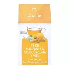 Té De Manzanilla Con Cúrcuma Y Miel 16 Sobres Zen Tea