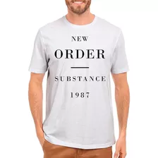 Camiseta New Order Substance 1987 - 100% Algodão