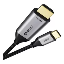 Cabo Usb-c Para Hdmi Resolução 4k 1,8 Metros- Geonav Uca08