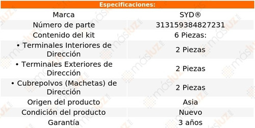 Terminales Y Machetas Ford Ranger 1998/2012 Syd Foto 2