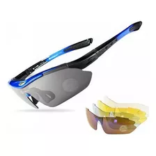 Lentes Polarizados Rockbros Para Ciclismo Mtb Correr 5 Micas