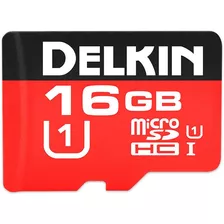 Delkin Devices 16gb 500x Microsdhc Uhs-i Memory Card