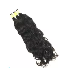 Cabelo Humano Virgem Ondulado P/mega-hair 65cm Com 70 Gramas Cor Castanho