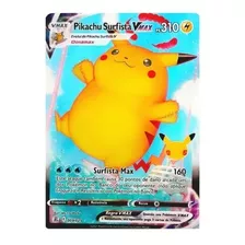 Carta Pokémon Pikachu Surfista Vmax (009/025) - 25 Anos