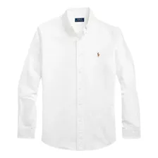 Camisa Polo Ralph Lauren Oxford Blanca.