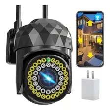 Cámara De Seguridad Wifi Exterior 1080p Con Led Iluminación 