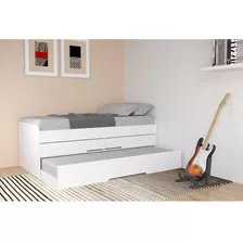 Cama Solteiro Com Auxiliar E 2 Gavetas Juliette Robel Ebwt