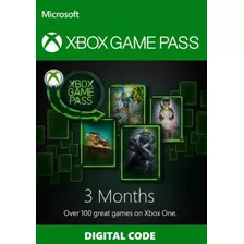 Targeta De Suscripcion Game Pass(codigo)