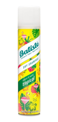 Shampoo Seco Batiste Tropical De Coco En Spray De 200ml Por 1 Unidad