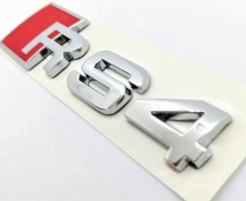 emblema Audi Series Rs !!! original!!! Trasera Plata Foto 5