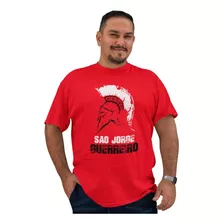 Camiseta De São Jorge Guerreiro Tamanho Especial Plus Size