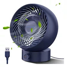 Ventilador De Escritorio Smartdevil Portatil Oficina Azul