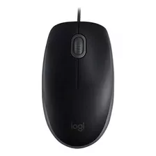 Mouse Cableado Logitech M110 Silencioso Color Negro