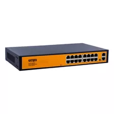 Switch Haiz Desktop Rack Gigabit 16 Portas + 2 Portas Uplink