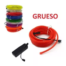 Wire Hilo 10m Grueso Luz Neon Dj Cable Tron Led Fl+inversor