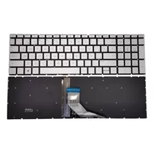 Teclado Plata C/r Hp Pavilion 15-cw 15-dr 15-ds 15-dx 15-dw