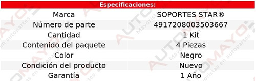 Un Jgo Topes Tapa Caja Soportes Star D250 V8 5.9l 1986-1993 Foto 2