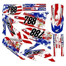 Kit Adesivo Moto Cross Trilha Crf 230 0,20mm Biker Lm266