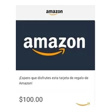 Tarjeta Amazon Gift Card 100 Dólares Usa - Código Original